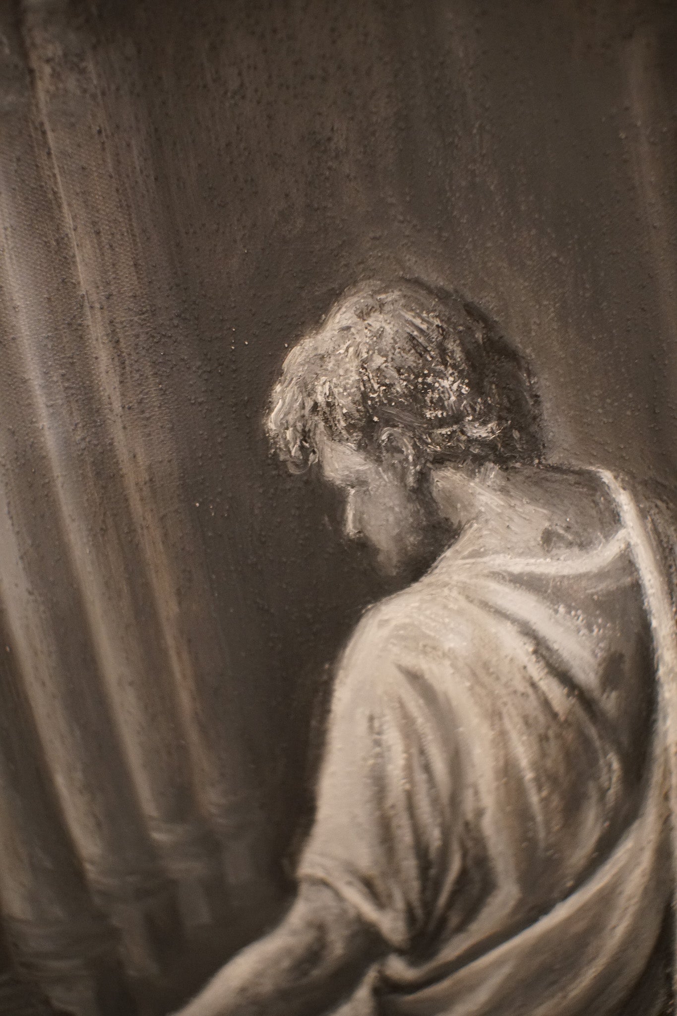 "Echoes of Thought" Oil on Canvas 70cm x 100cm Framed