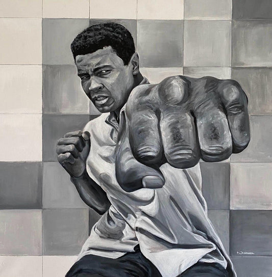"Fist of Glory" Acrylic on Canvas 60.5cm x 60.5cm
