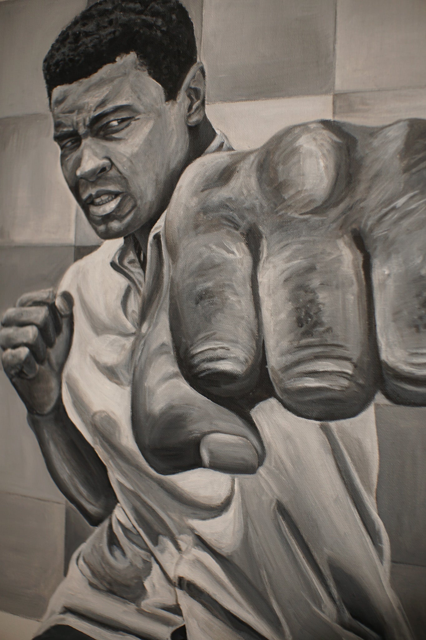 "Fist of Glory" Acrylic on Canvas 60.5cm x 60.5cm