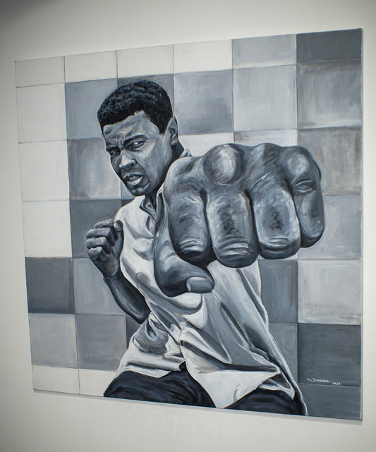 "Fist of Glory" Acrylic on Canvas 60.5cm x 60.5cm